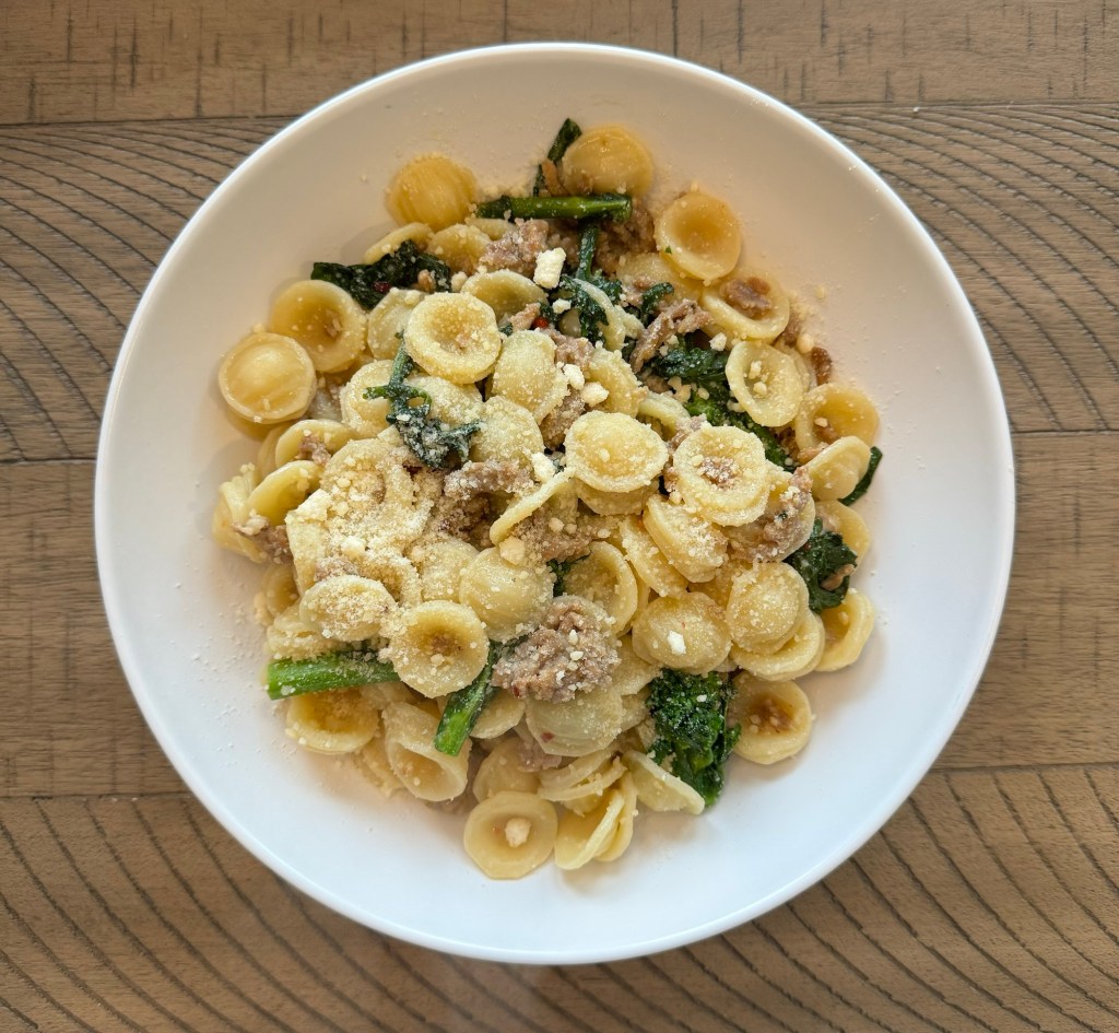Sausage and Orecchiette