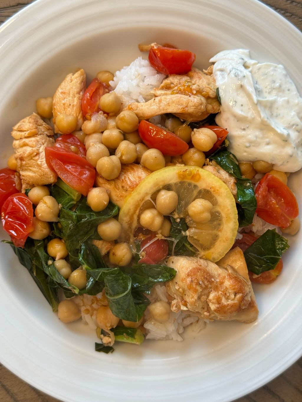 Mediterranean Chicken and Rice&nbsp;Bowl